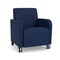 Lesro Siena Lounge Reception Guest Chair w/ Front Casters, 27 in W 29.5 in L 32.5 in H SN1101 - alternate 1